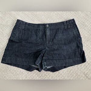 LOFT Dark Denim Jean Shorts
